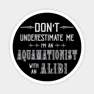 Funny Cremation Aquamation Alibi Saying Magnet